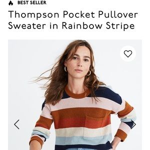Thompson Pocket Pullover Sweater In 